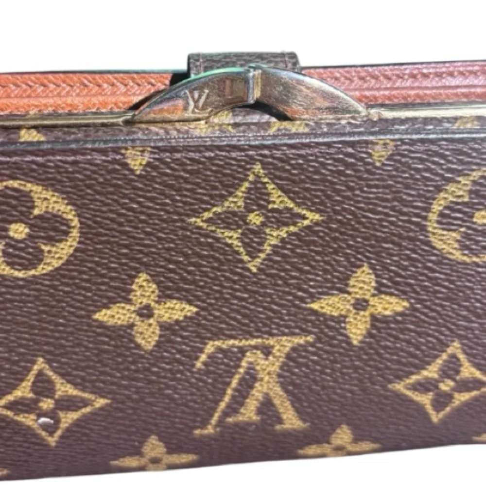 Louis Vuitton Monogram Kisslock Porte Monnaie Billets Viennois Wallet - Picture 13 of 15